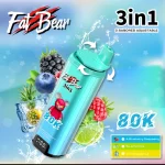 geekbarvap-Fat-bear-80k-puffs—Blueberry Raspberry+ Lemon Ice +Pineapple lce