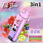 geekbarvap-Fat-bear-80k-puffs—Mixed Berries + Strawberry Kiwi +Strawberry Watermelon