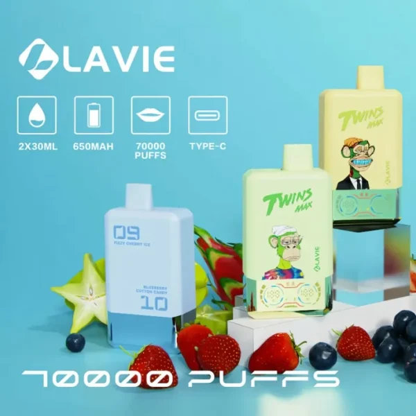 Lavie Twins Max 70000 Puffs Disposable Vape